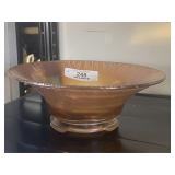 Iridescent Stretch Glass Centerpiece Bowl