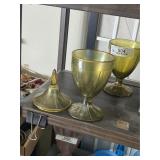 3 Pieces Stretch Glass