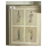 Framed Fashion Prints