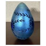 Vandermark Art Glass Egg