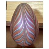 Vandermark Studio Art Glass Egg