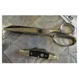 Primble Belknap Knife & Keen Kutter Scissors