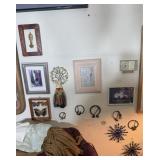 Large Lot of Misc. Collectibles On Wall