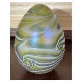 Vandermark Studio Art Glass Egg