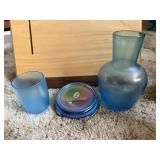 Fenton Art Glass Tumble Up Set