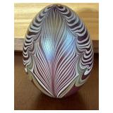 Vandermark Studio Art Glass Egg