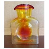 Green Blenko Handcraft Water Pitcher