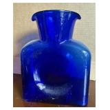 Blue Blenko Handcraft Water Pitcher