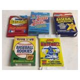 Vintage Baseball Card Pack Collection