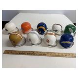 Vintage NFL Mini Helmet Display Lot