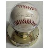 George Foster Signed Baseball