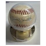 Lonnie Smith Signed Baseball