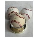 Group of (3) Signed Baseballs