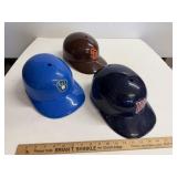 Vintage MLB Youth Batting Helmets Trio