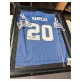 Barry Sanders Signed Lions Jersey