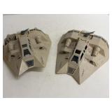 Vintage Star Wars Snowspeeder Pair