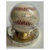 A.B. Chandler Signed Baseball