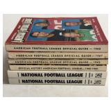 Vintage AFL & NFL Guide Collection