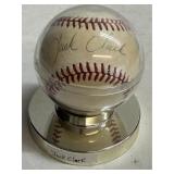 Jack Clark Signed Baseball