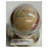 Lee MacPhail Signed Baseball