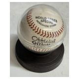 Willie Mays & Banks Stamped Baseball