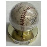 1941-43 Cardinals Team Stamped Ball