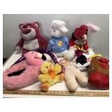 Plush Toy Lot Bear Flamingo & More