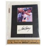Steve Garvey Signed Dodgers Display