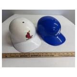 Vintage MLB Plastic Batting Helmets Pair