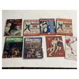Vintage Basketball & Football Guides Lot
