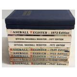 Vintage Baseball Register Book Collection