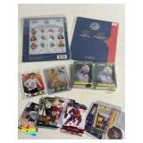Mixed Sports Card Collection & NHL Stamps