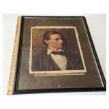 Framed Abraham Lincoln Portrait
