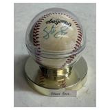Steve Sax Signed Baseball