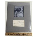 Phil Rizzuto Signed Matted Display