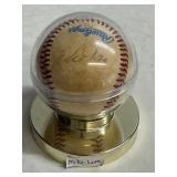 Mike Lum Signed Baseball
