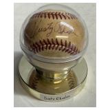 Dusty Rhodes Signed Baseball