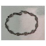 Sterling Silver Vintage Ornate Bracelet