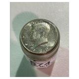 Roll of Uncirculated Kennedy Half Dollars