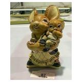 Pendelfin Hand Painted Stone Craft Collectible