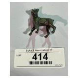 Pewter Miniature Dog Figurine