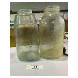 Mason & Kerr Antique 1/2 Gallon Jars