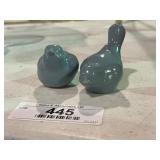 Ceramic Blue Bird Figurines