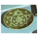 Vintage Southwestern Coiled Basket