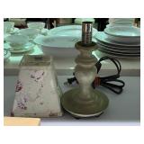 Vanity Lamp & Silk Shade