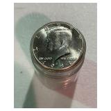 Roll of Uncirculated Kennedy Half Dollars