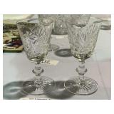Edinburgh Crystal Cordial Glasses