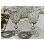 Edinburgh Crystal Cordial Glasses