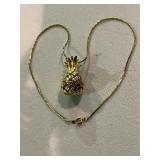 Vintage Pineapple Necklace
