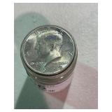 Roll of Uncirculated Kennedy Half Dollars